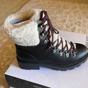 Nine West Combat Boots Size 6.5